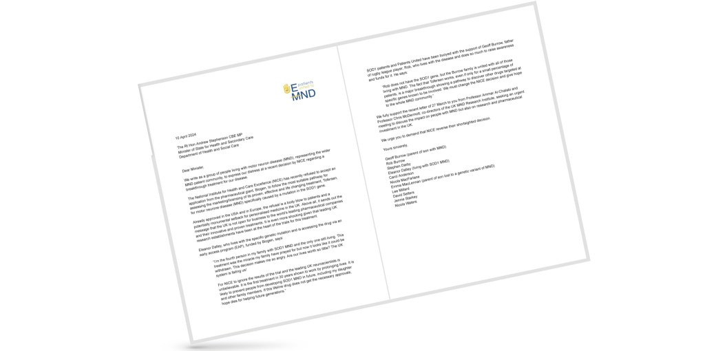 Letter to Rt Hon Andrew Stephenson CBE MP